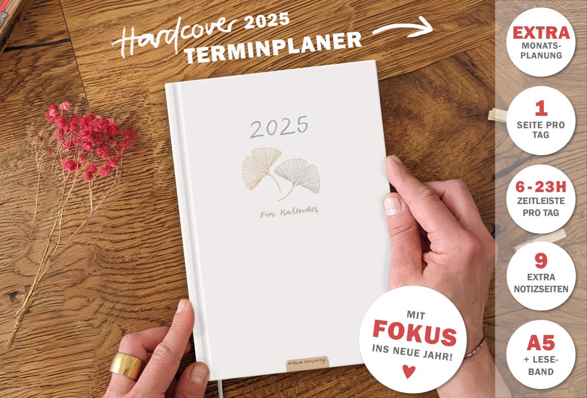 Terminkalender 2025 als Hausaufgabenheft oder Schülerkalender Mädchen Teenager verwendbar
